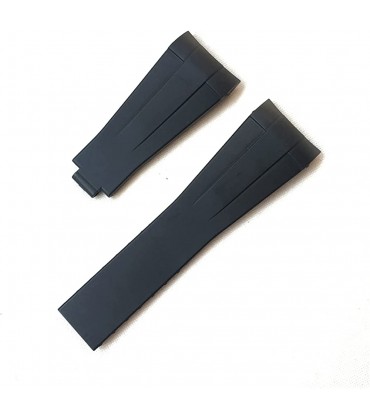 YIJIAN 22mm schwarz blau rot gebogen Rx d- Blau 126660 Sea-Dweller Armband Bewohner Uhrengurt Band Color : Red no Clasp Band Width : 22mm - BXDWV4JV