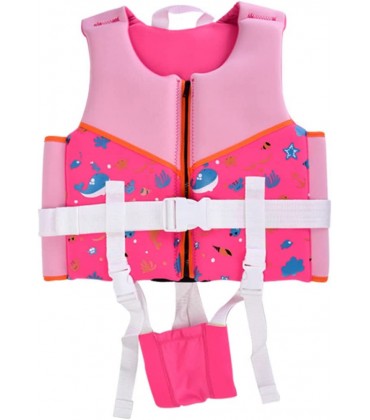 Mirnoadic Schwimmjacken Kinder Schwimmweste Schwimmanzug Auftriebshilfe Badeanzug Jungen Mädchen Badebekleidung Lernen Training rosa Größe M Schwimmausrüstung - BYWVGN9D