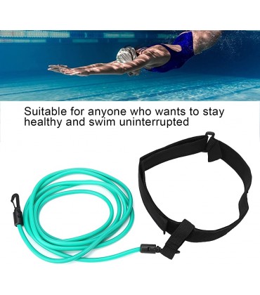 Honiwu Schwimmtrainings-Widerstandsgürtel Pool-Schwimmtrainerband Schwimmkrafttrainingsgerät für Kinder und Erwachsene 10,5 Fuß - BWWCIKNK