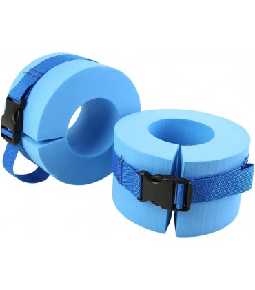 NaciZuo Schwimm Knöchelbänder Wasser Aerobic Schwimmring mit Schnalle für Armgelenk 1 Paar aufblasbare Armbänder - BSHYTEA4