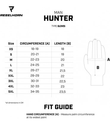 Rebelhorn Hunter Leder Motorradhandschuhe für Männer Hardcover von Handgelenk Perforation von Fingerbereichen Anatomisches Design Touchscreen Friendly Pads - BGYQCK51