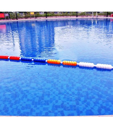 WDJBPSH Schwimmhilfe 5 6 7 8 9 10 m Lang Sicherheit Schwimmendes Seil Polyethylen Linie Der Schwimmbahnen für Teens-Wettbewerbe Aquatics Color : Nylon Rope Size : 8m 26.2ft - BWLLO74M