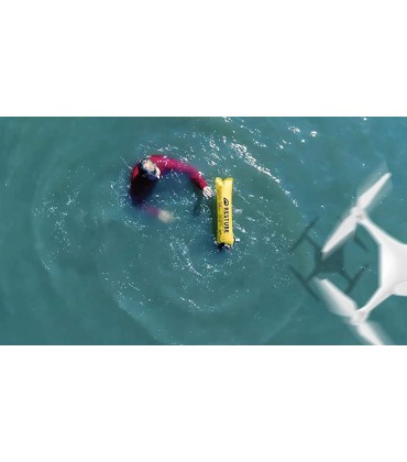 restube Automatic Open Water Schwimmboje die Sofort & Automatisch bei Wasserkontakt Auslöst – Kompatibel mit Drohnen – Wildwasser Rettungsboje für professionelle Wasserretter - BGKHCWKB