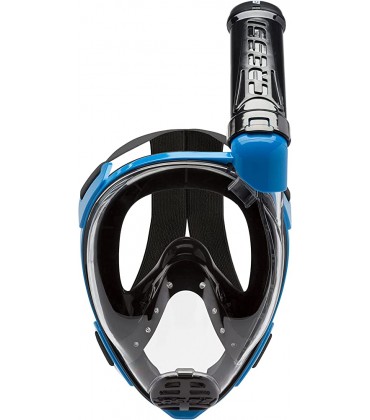 Cressi Baron Full Face Mask Vollgesichtsmaske zum Anti-Fog-Schnorcheln Komfortgesicht Auslassventil und trockenes Mundstück erhältlich für Erwachsene und Kinder - BTGVTD2N