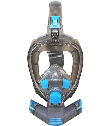Spacmirrors Schwimm- Unterwassermaske Schnorchel Full Face Wide View Faltbare Anti-Fog-Tauchmaske zum Schwimmen von Erwachsenen-Jugendschnorcheln - BHWQU37M