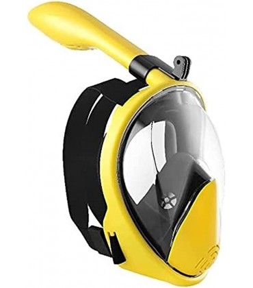 Spacmirrors Vollgesichts-Schnorchelmaske 180 ° Unterwasserschnorchel voll Tauchmaske für Erwachsene und Kinder geeignet - BOZEA4M9