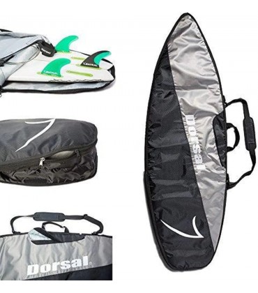 DORSAL Board Bag Travel Day Surfboard Cover Shortboard 5'6 5'10 6'0 6'2 6'6 6'8 7'0 7'6 - BHBKQD29
