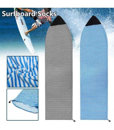 Zhongdawei Surfbretttasche Surfbrettsockenabdeckung tragbar leicht Boardtasche Stretch Sonnenschutz staubdicht Surfbrett-Schutzabdeckung Surf-Zubehör - BMEQW29K