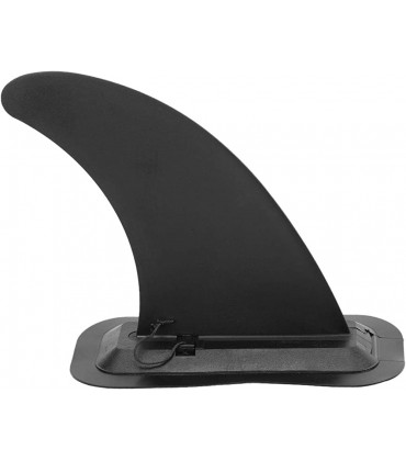 DAUERHAFT Mittelflosse für Paddleboards,Haltbare SUPBoardMittelflosse mit Clip,Schwarze leichte abnehmbare Surfflosse mit Schnellverschluss,für aufblasbares kurzes Board oder l - BIORYWNK