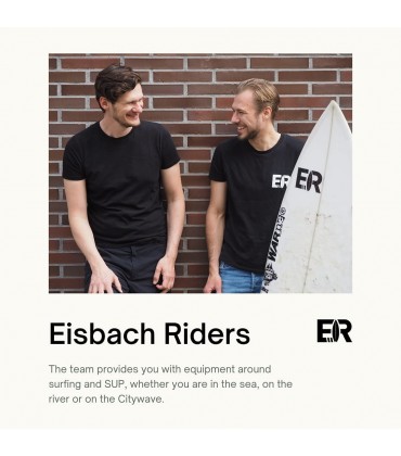 Eisbach Riders Surfboard Future Fin Thruster Set mit Fin Key Größe G5 Medium Finnen Flossen fürs Kiteboard und Surfbrett - BUAXRVAH