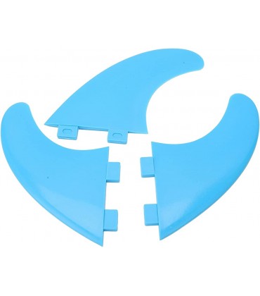 Socobeta Surf-Flossen-Set stabile Flexible Glasfaser-Surfbrett-Flossen langlebig blau breite Anwendung für den Strand - BRIXCJM7