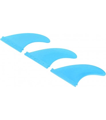 Socobeta Thruster Fins PVC-Surfbrettflossen Wasserdicht Langlebig Robust Flexibel Zuverlässig Umweltfreundlich für Stand Up PaddleBlau - BXFQXWWB