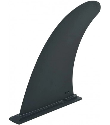 vidaXL Mittelflosse für SUP Board Stand Up Paddle Surfboard Longboard Ersatzfinne Zentralfinne Flosse Finne 18,3x21,2cm Kunststoff Schwarz - BBOFHEN4