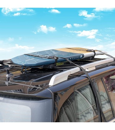 iBoard Weicher Dachträger mit Riemen Spanngurten für Surfboard Kajak SUP Paddleboard Aufbewahrung und Arbeitsdisplay - BTIKZ384