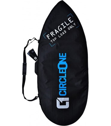 Circle One Skimboard Paket aus Epoxid und Fiberglas EPS-Skimboard inkl. Tasche Wachs Tailpad und Bogenstange - BRXJXH1J