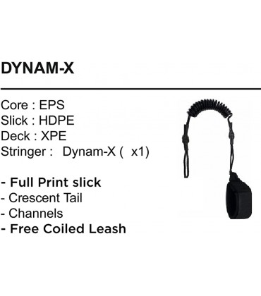 Flood Bodyboard Dynamx Stringer 40 Rot Palm II - BXBGH49D