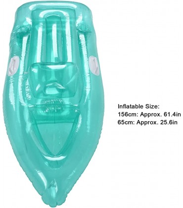 Jiawu Bodyboard leichtes aufblasbares Surf-Bodyboard verhindert sicher das Austreten von Luft für Strandpartys - BLMCBJ46