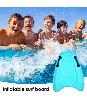 Peosevi Aufblasbares Surfbrett Kinder Buntes Surf-Bodyboard Tragbares Surfbrett-Bodyboard Mit Griffen Zum Strandsurfen Schwimmen Sommer Wasserspaß - BHKNQQQN