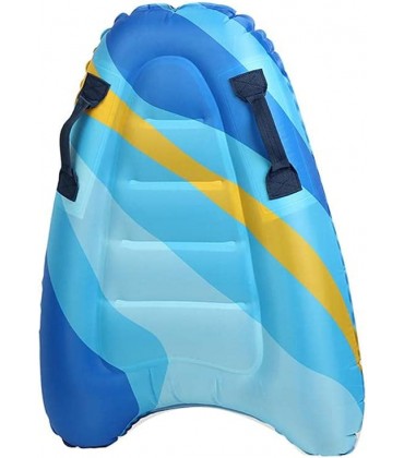 Prevessel Aufblasbares Bodyboard für Kinder tragbares Surfbrett mit Griffen leichtes Schwimmen aufblasbares Floatboard für Kinder Wasserspaß-Aktivität - BIIET5AK