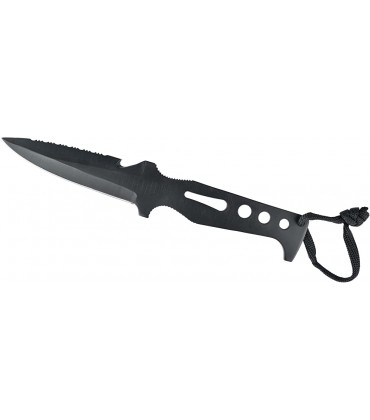 Seac Unisex-Adult Tajaman Tauchmesser 95 mm aus teflonbeschichtetem Edelstahl schwarz für das Speerfischen und zum Tauchen Standard - BOKXEKVD