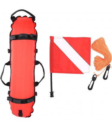 OKAT Tauchball Nylon + TPU Praktisches Tauchen Inflation Torpedo Boje Keep Diving Auffällig Langlebig für Männer zum Tauchen Zubehör zum Tauchen für Frauen - BUVWBWK4